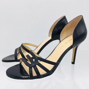 Ivanka Trump Black Wome heel Sandals